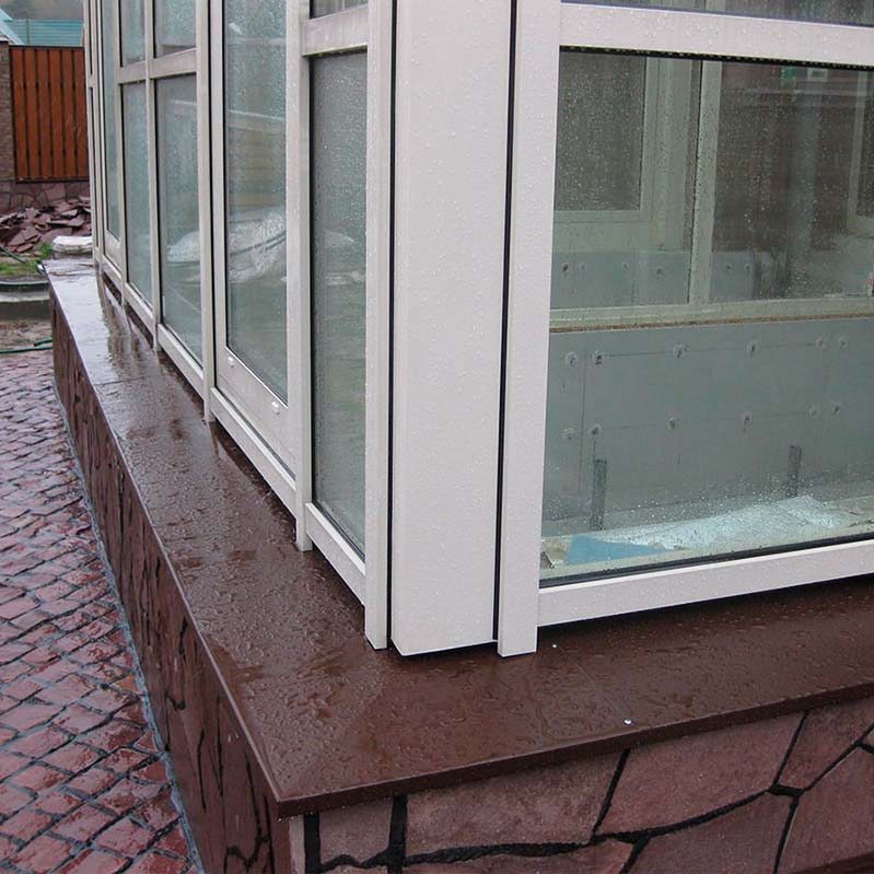 металлический отлив для окон, фундамента, крыши